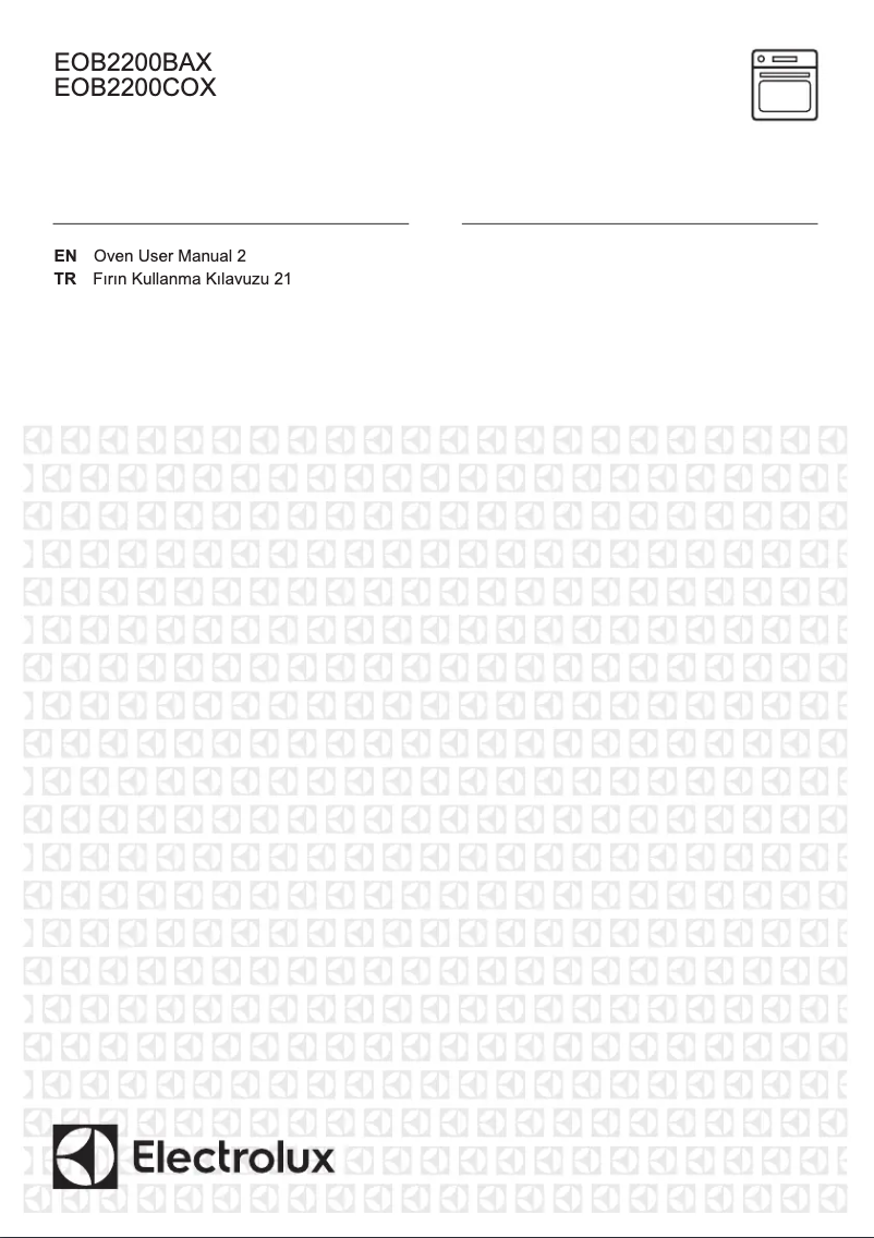 First page image of the manual for EOB2200BAX