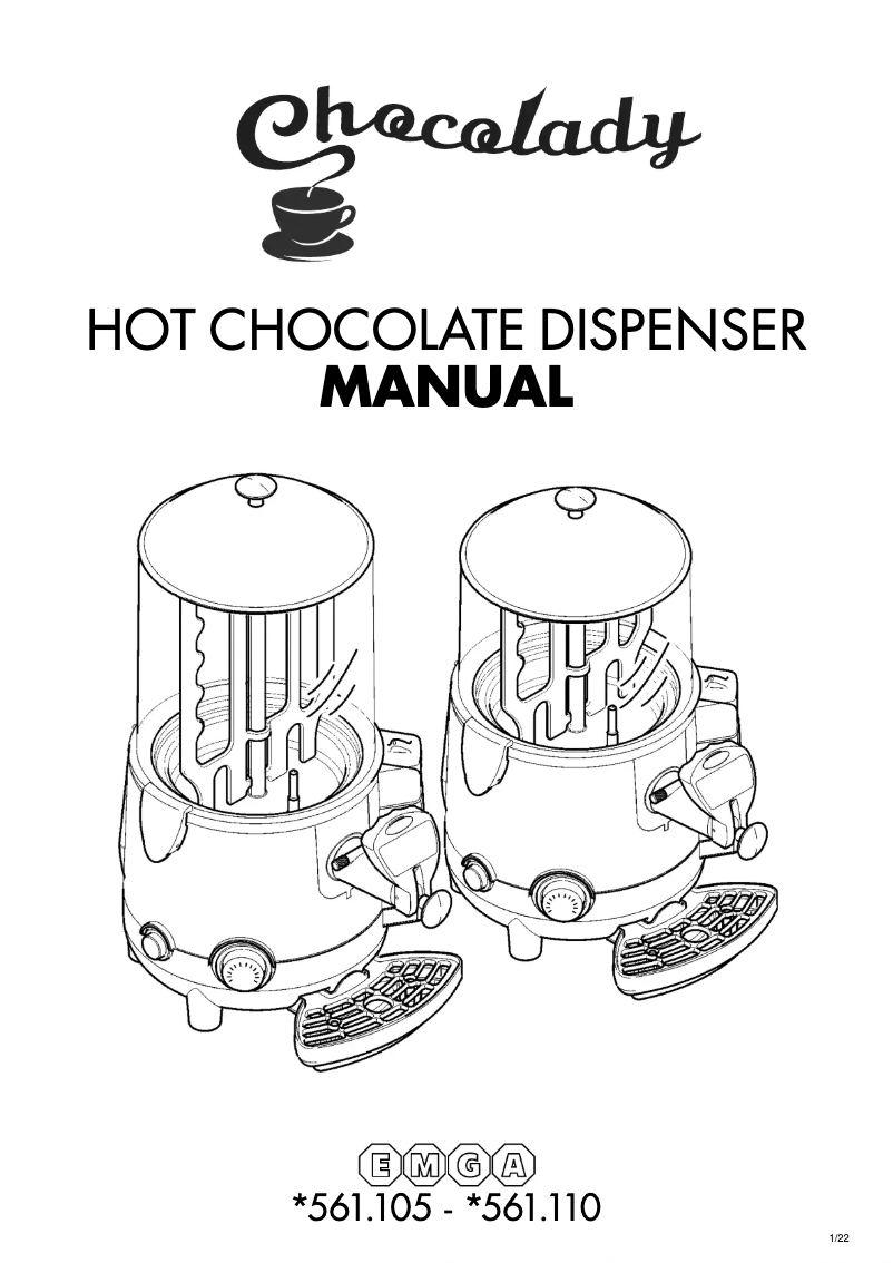 Page 1 of the manual User Manual GBG Chocolady 561110
