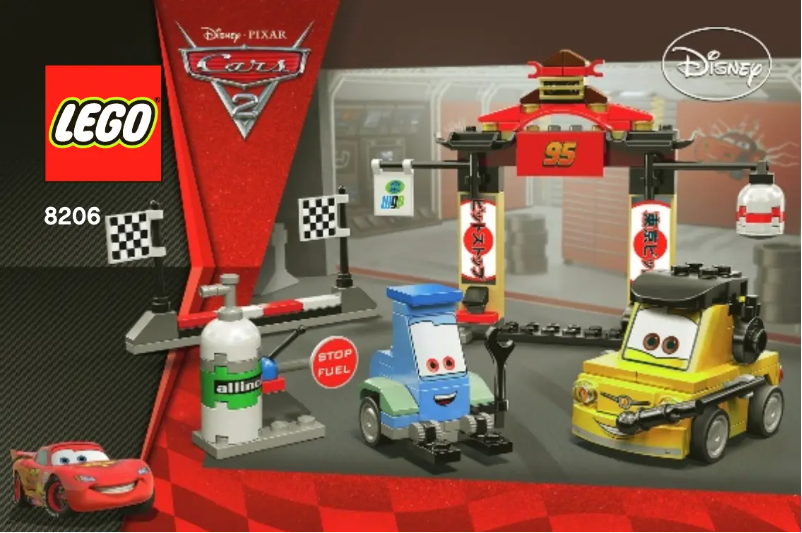 Page 1 of the manual User Manual Lego Tokyo Pit Stop