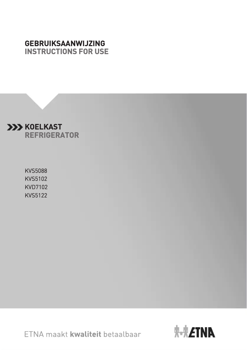 First page image of the manual for KVS5088