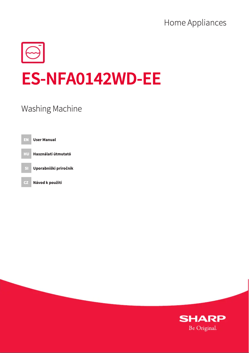 First page image of the manual for ES-NFA0142WD-EE