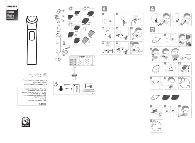 First page image of the manual for MG9530