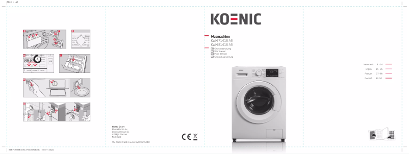 Page 1 of the manual User Manual Koenic KWM 81416 A3