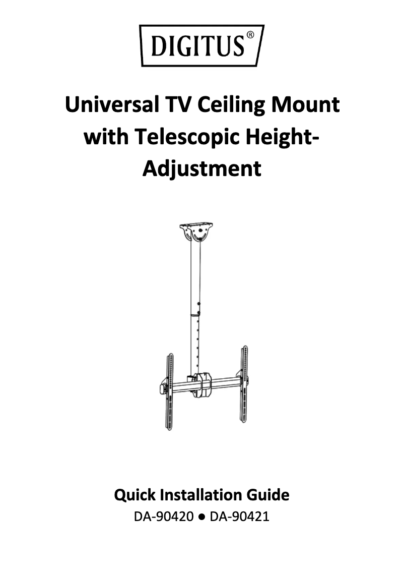 Page 1 of the manual User Manual Digitus DA-90420