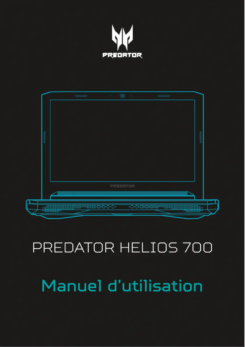 Page 1 of the manual User Manual Acer Predator Helios 700