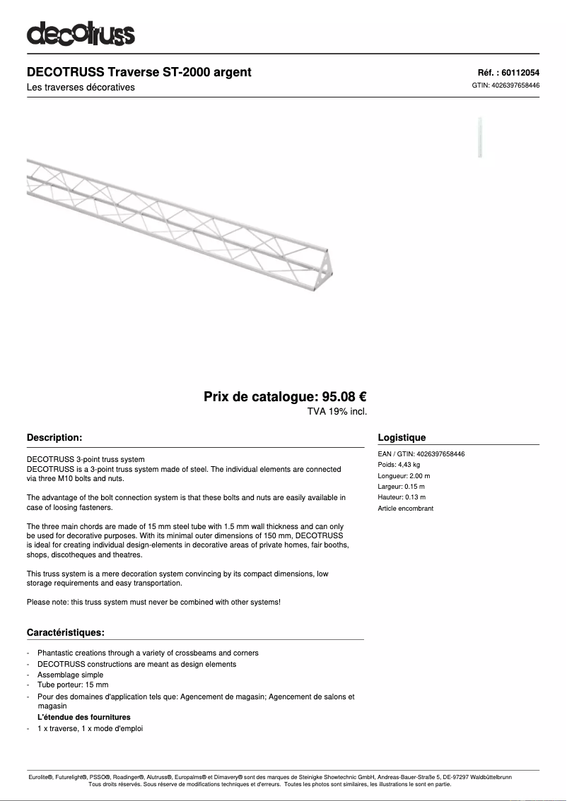 First page image of the manual for Quad ST-2000