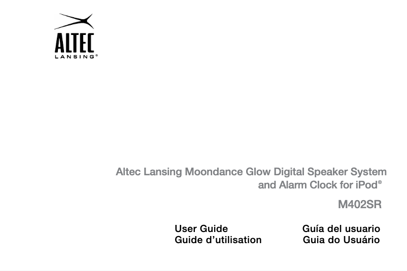 First page image of the manual for Moondance Glow M402ACE