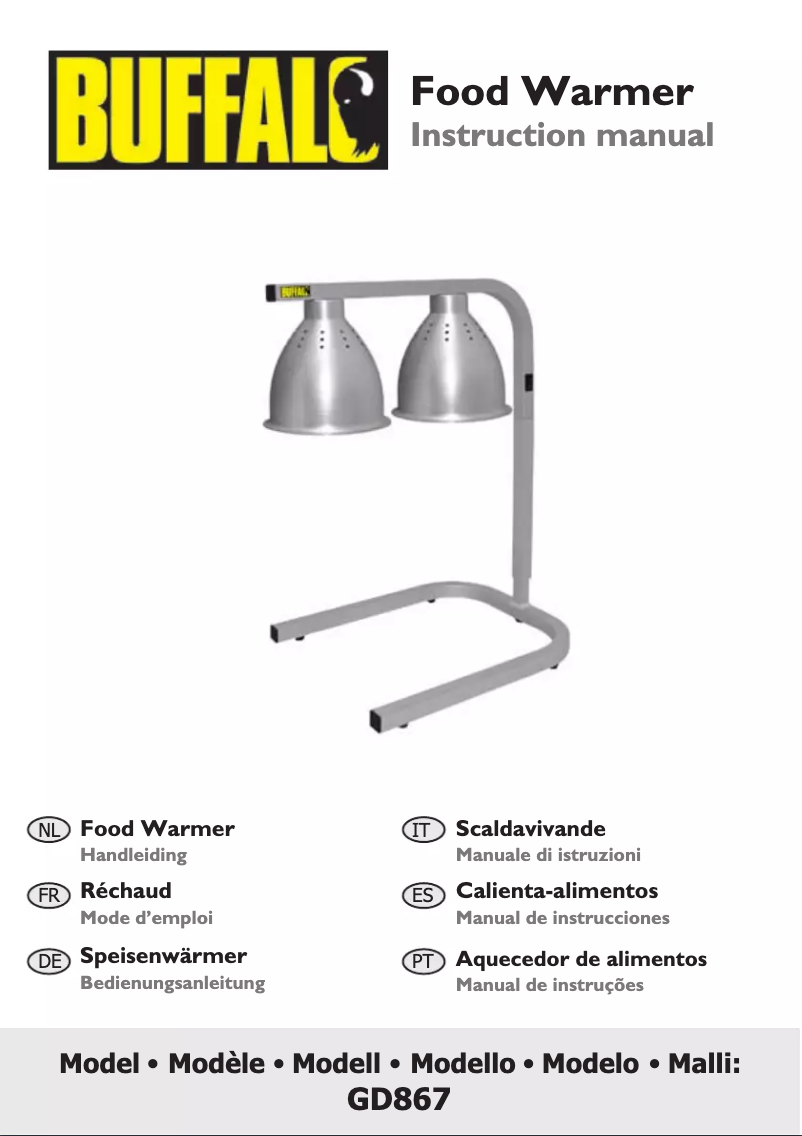 Page 1 of the manual User Manual Buffalo GD867
