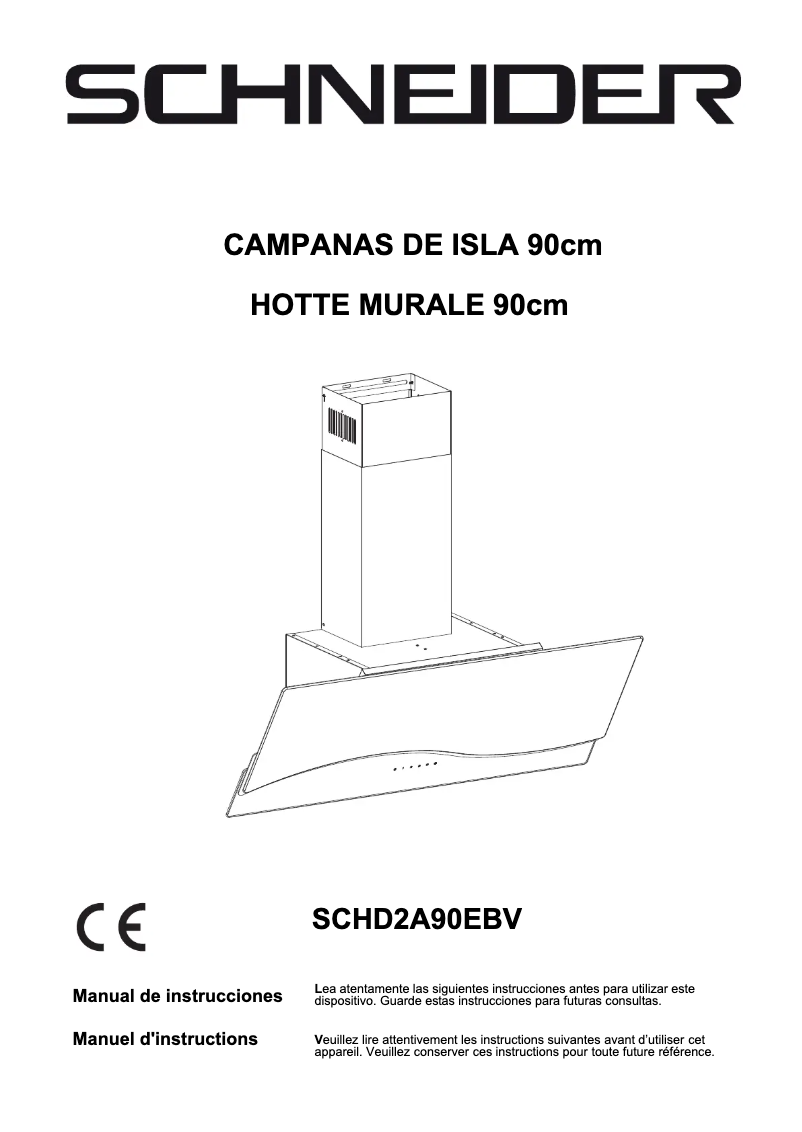 Page 1 of the manual User Manual Schneider SCHD2A90EBV