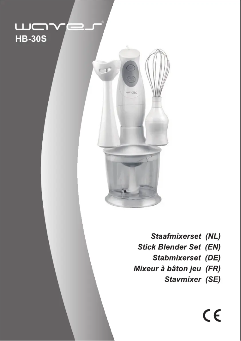 Image de la première page du manuel de l'appareil HB-30S