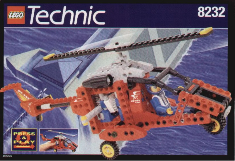 Page 1 of the manual User Manual Lego HELICOPTER WITH PRESS AND PLAY