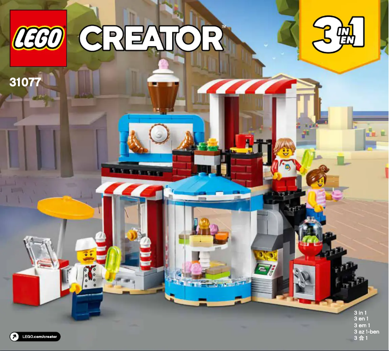 First page image of the manual for Creator 31077