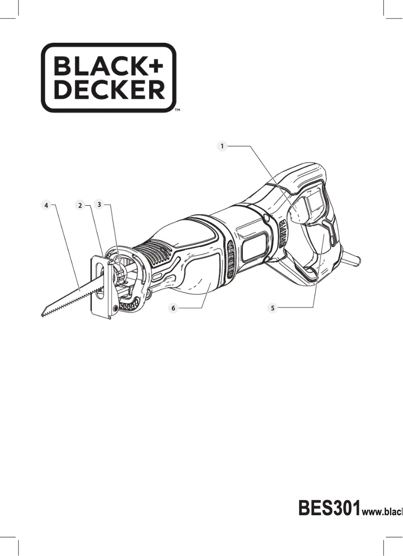 Page 1 of the manual User Manual Black & Decker BES301