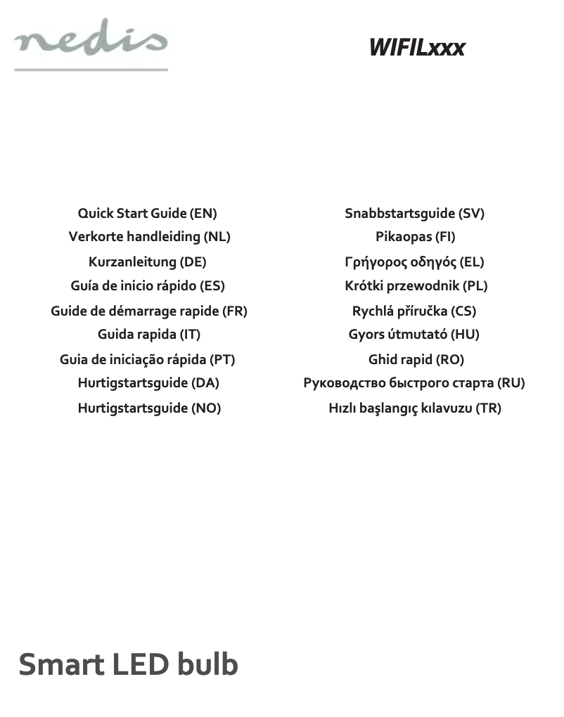 First page image of the manual for WIFILF10GDA60