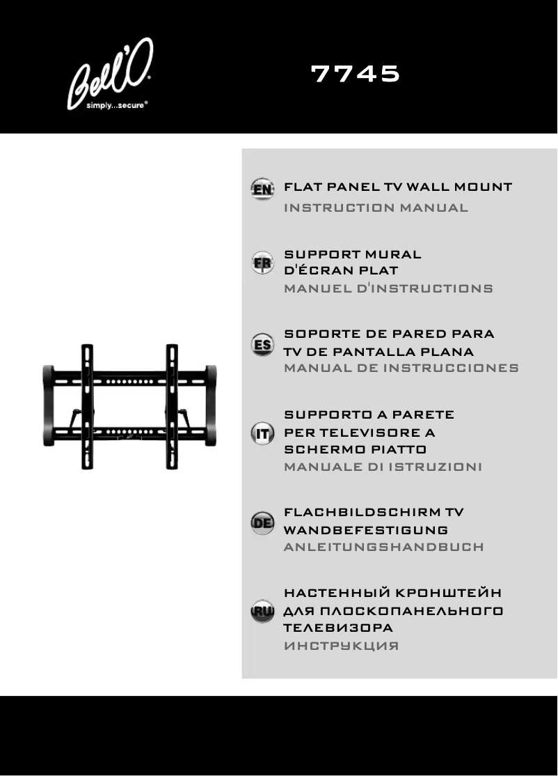 Page 1 de la notice Manuel utilisateur Bell'O 7745B