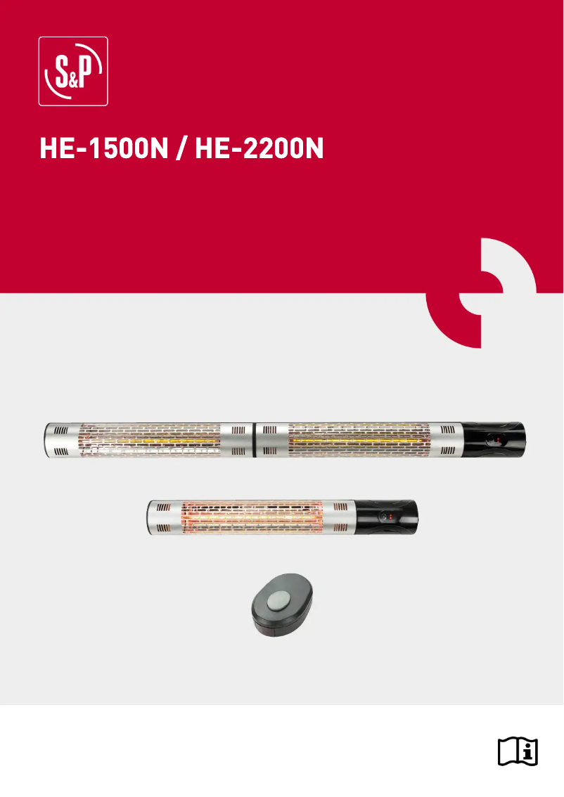 Page 1 of the manual User Manual Soler & Palau HE-1500N