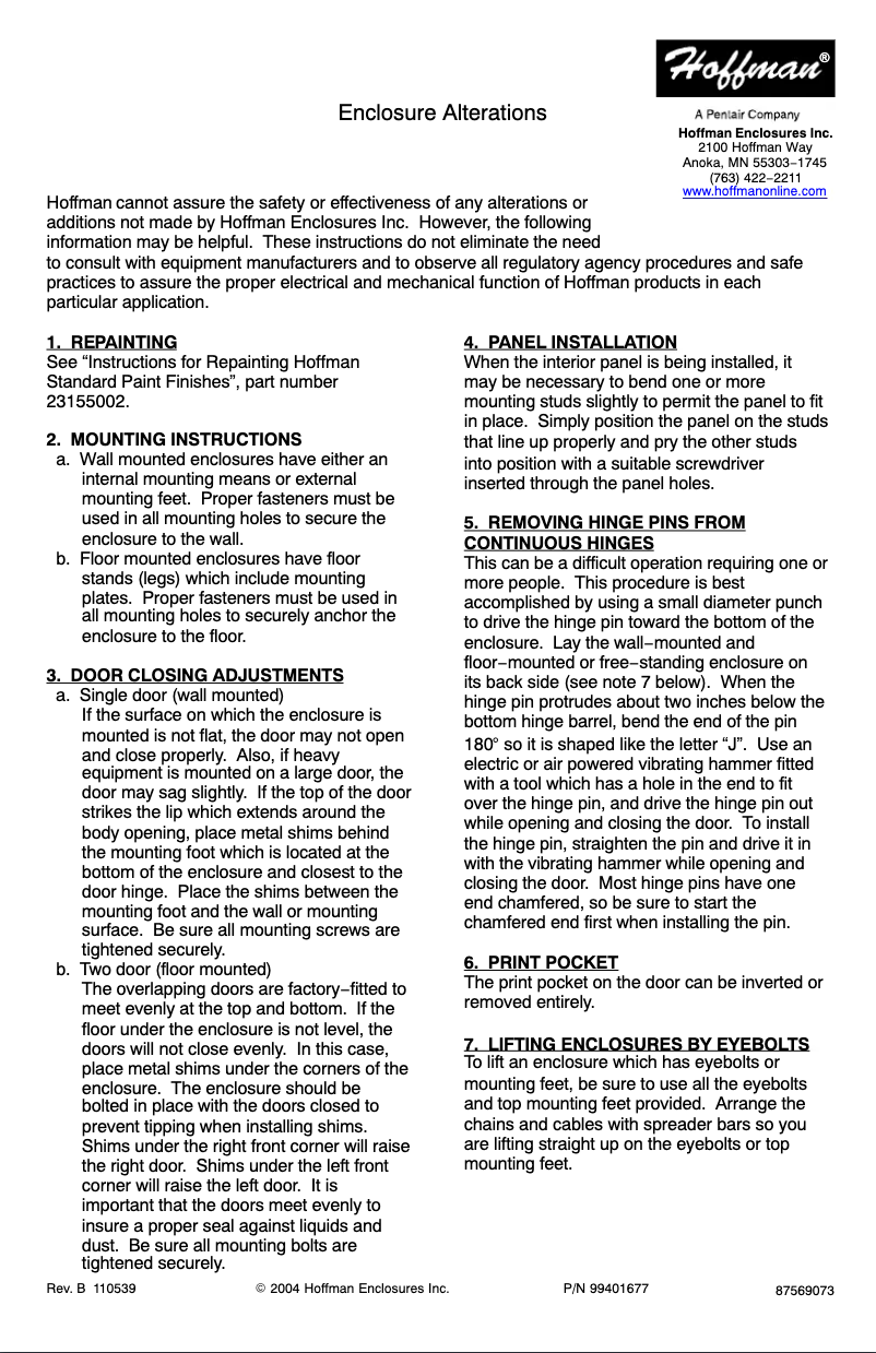 First page image of the manual for A30H2412SSLP