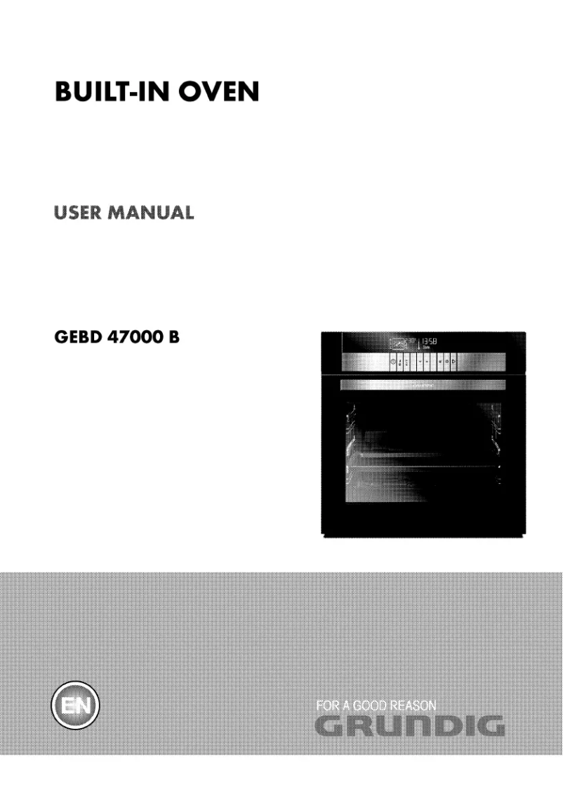 First page image of the manual for GEBD47000