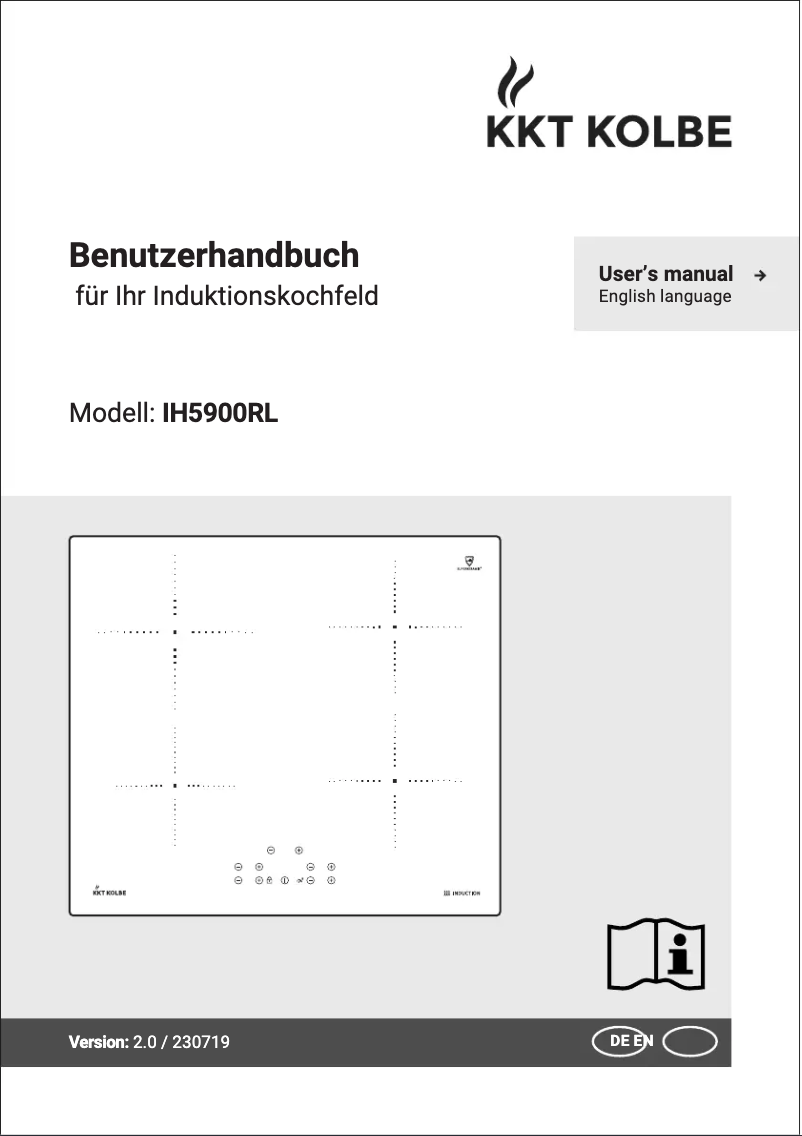 First page image of the manual for IH5900RL