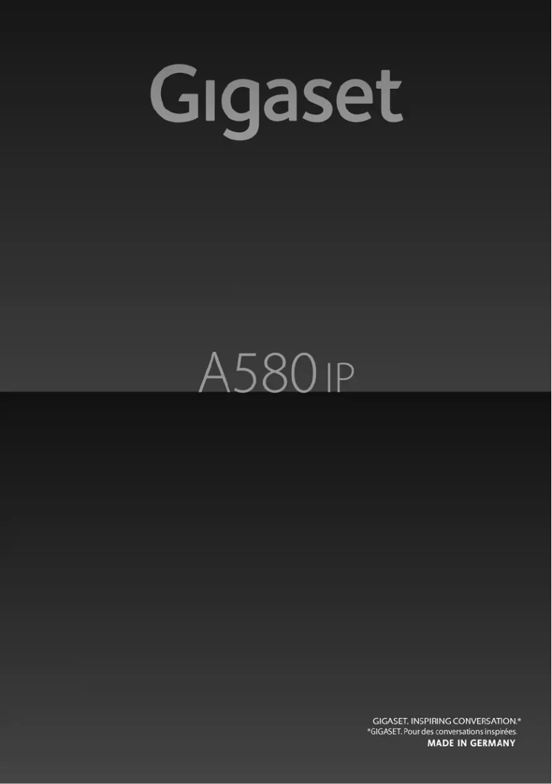 First page image of the manual for A580 IP