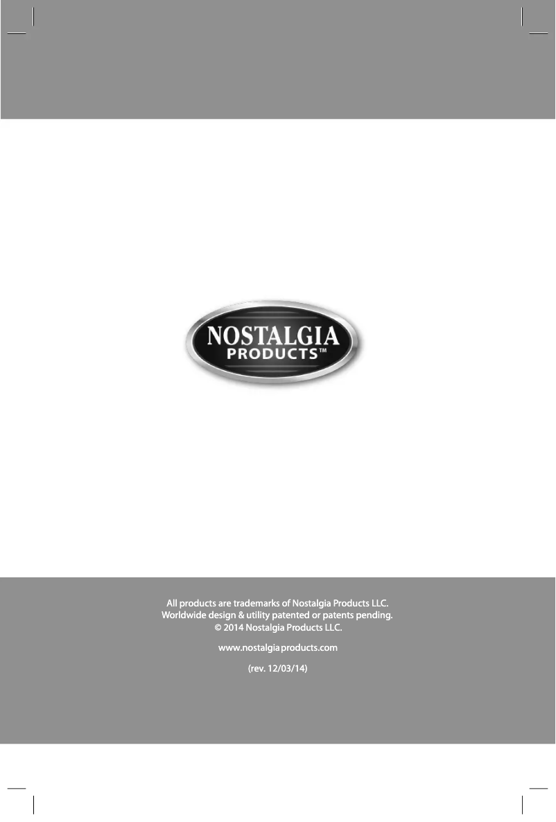 Page 1 of the manual User Manual Nostalgia APH200