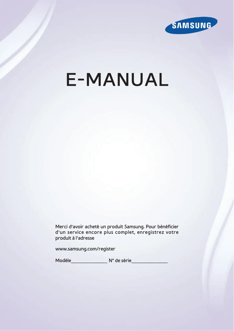 First page image of the manual for PS64F8500