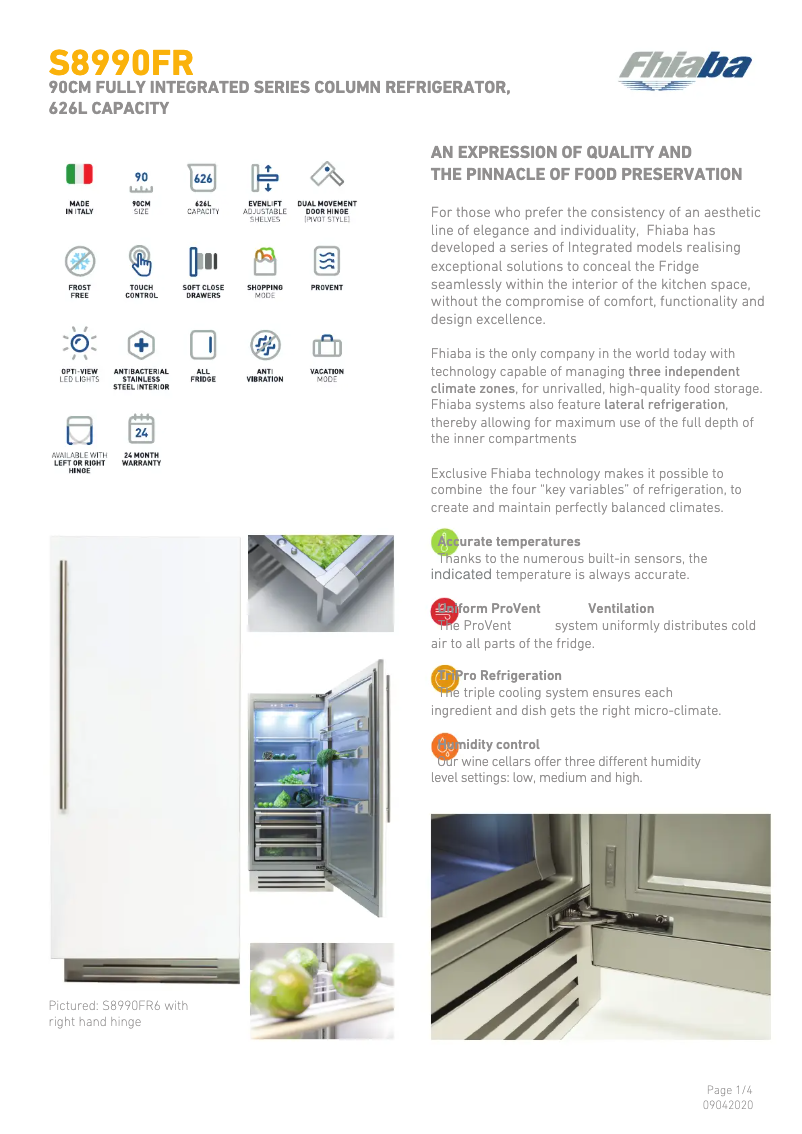 First page image of the manual for S8990FR6