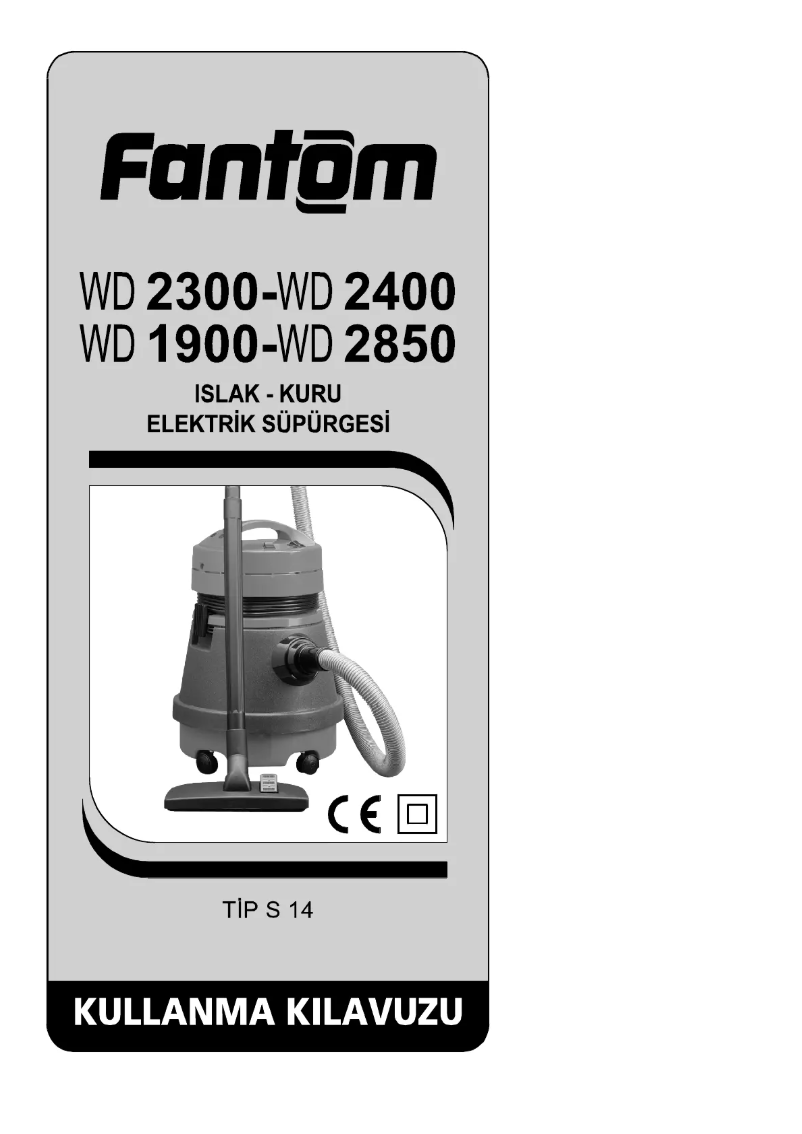 Page 1 of the manual User Manual Fantom WD 2300