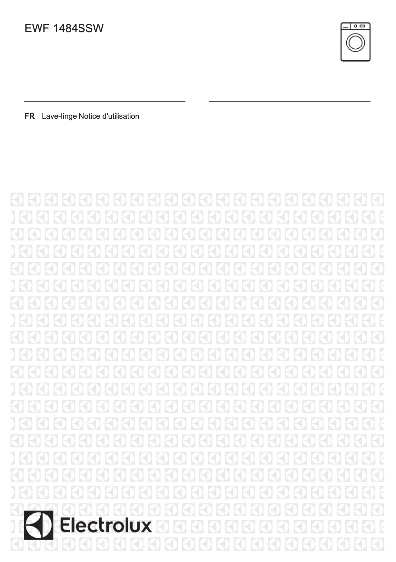 Page 1 of the manual User Manual Electrolux EWF1484SSW