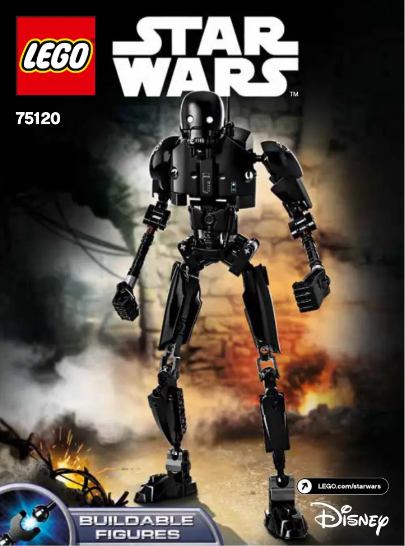 Page 1 of the manual User Manual Lego Star Wars 75120