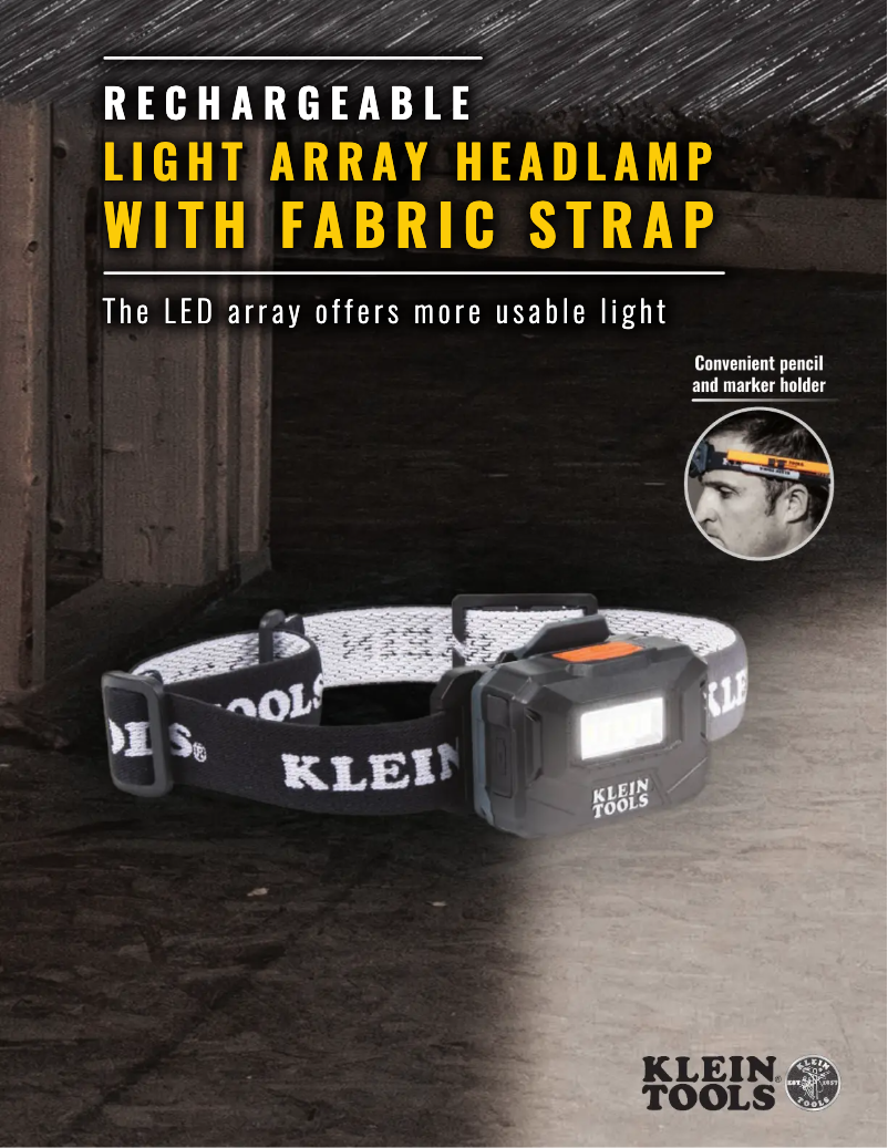 Page 1 de la notice Brochure Klein Tools 56049