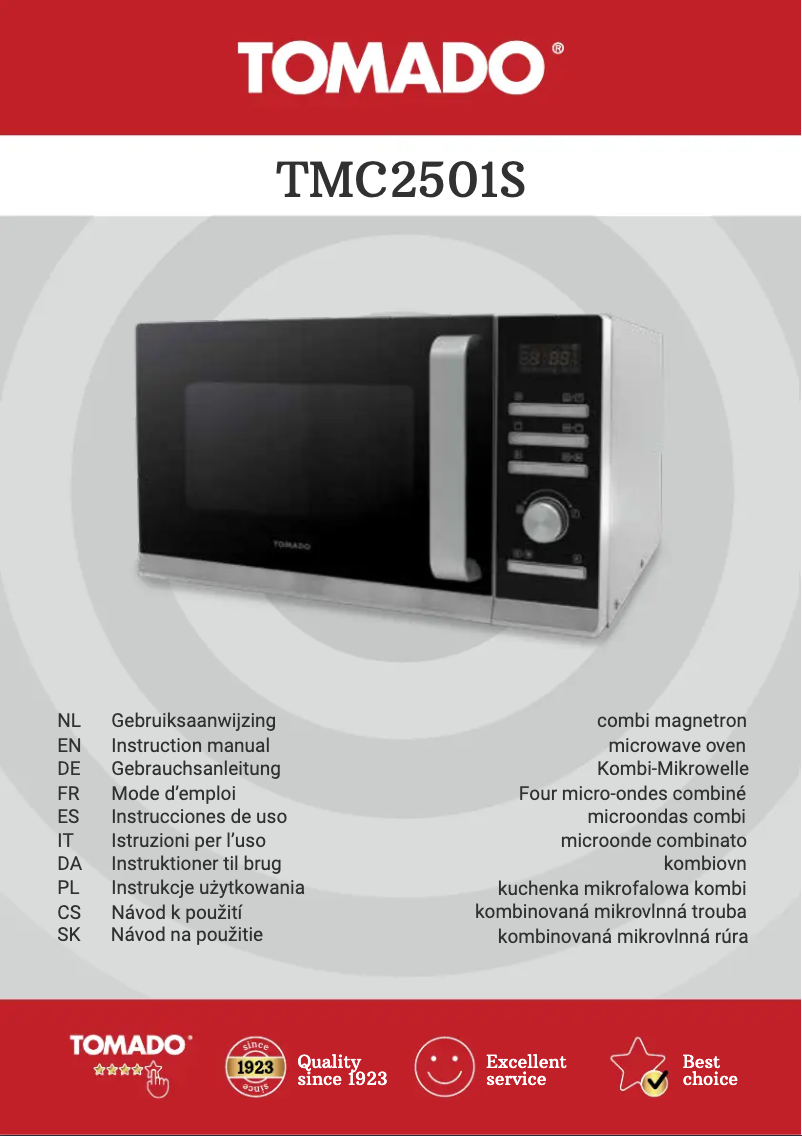 First page image of the manual for TMC2501S