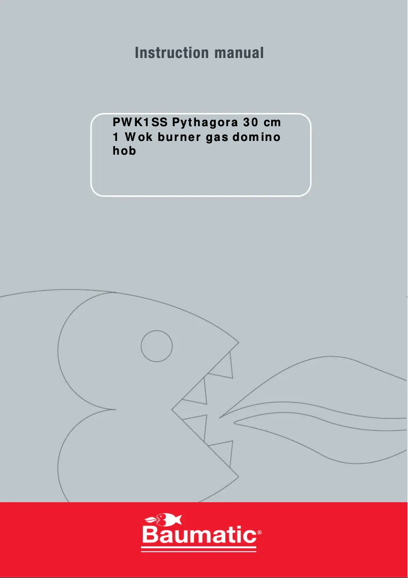 First page image of the manual for PWK1SS