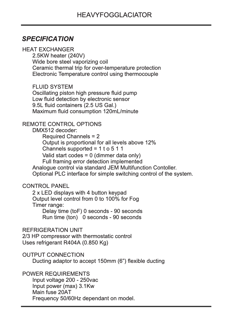 First page image of the manual for FiberSource B150