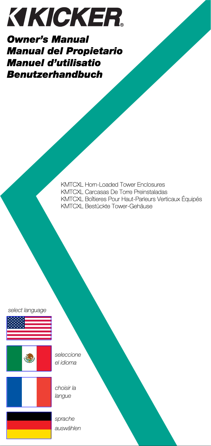 Page 1 de la notice Manuel utilisateur Kicker 51KMTCXL8W