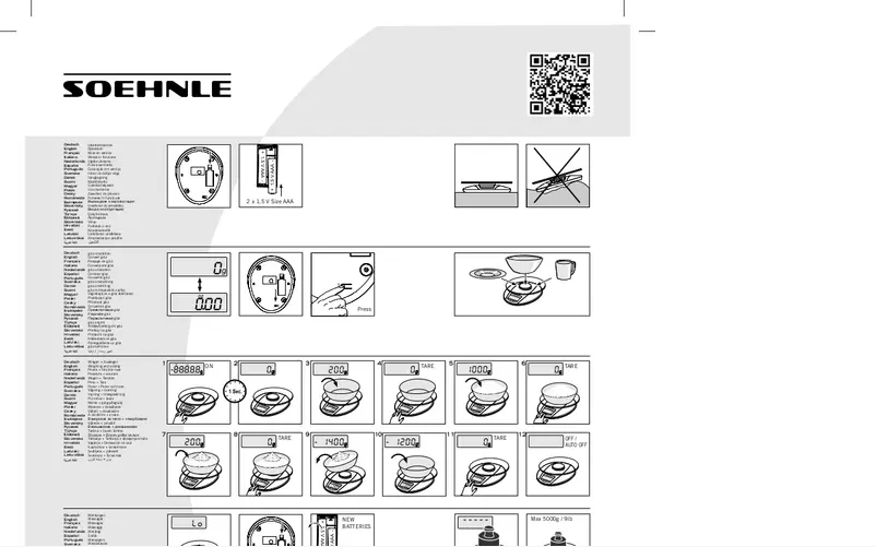Page 1 of the manual User Manual Soehnle Roma 65857
