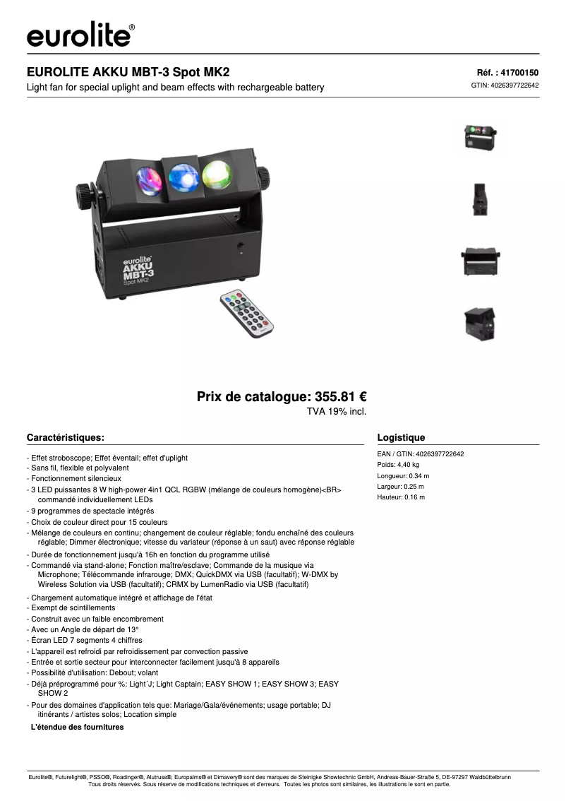 Image de la première page du manuel de l'appareil AKKU MBT-3
