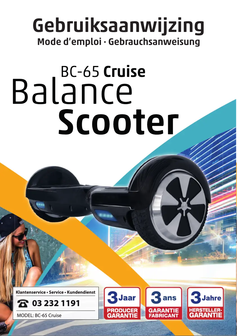 Page 1 of the manual User Manual Maginon BC-65