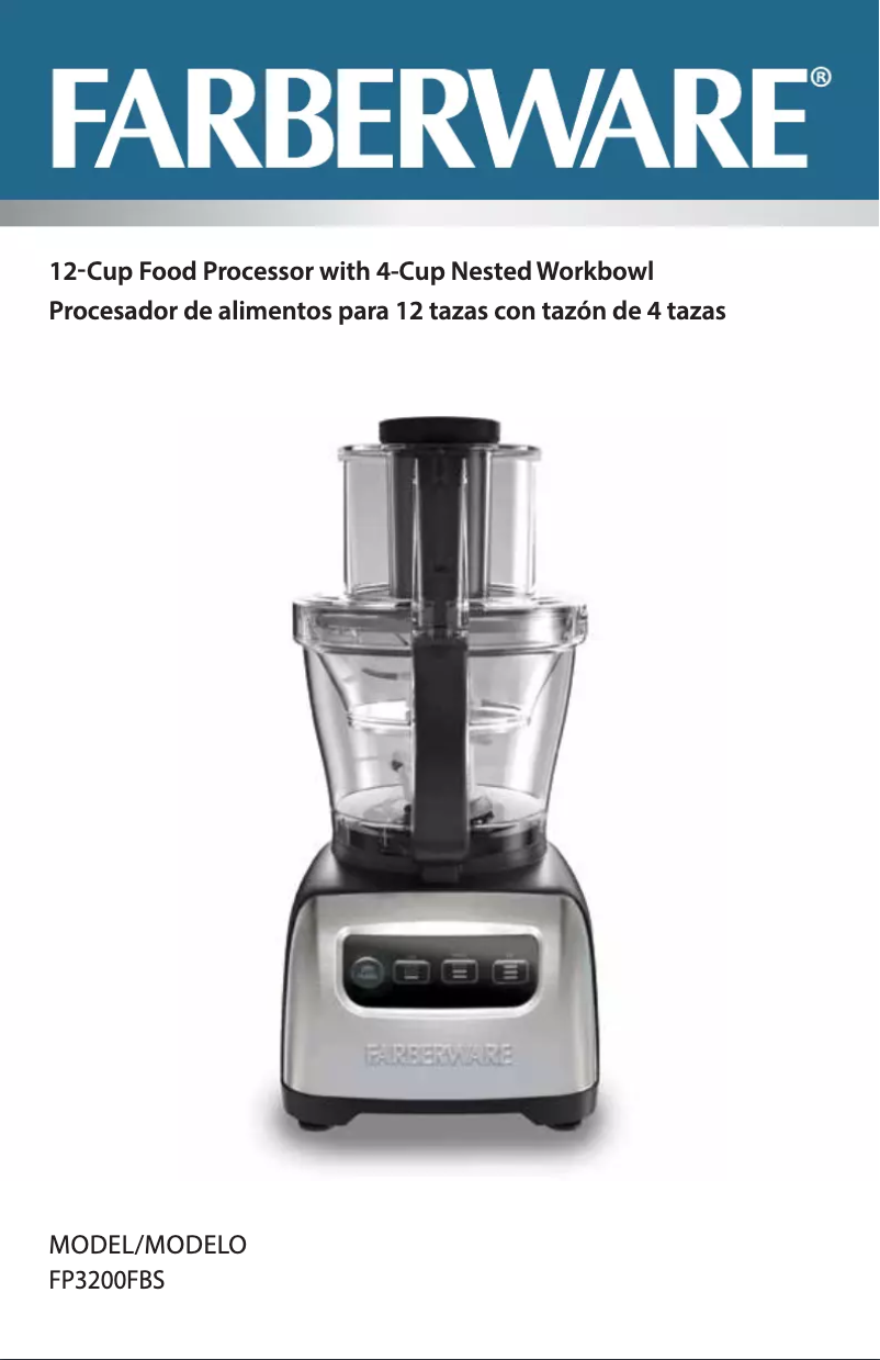 Page 1 of the manual User Manual Farberware FP3200FBS