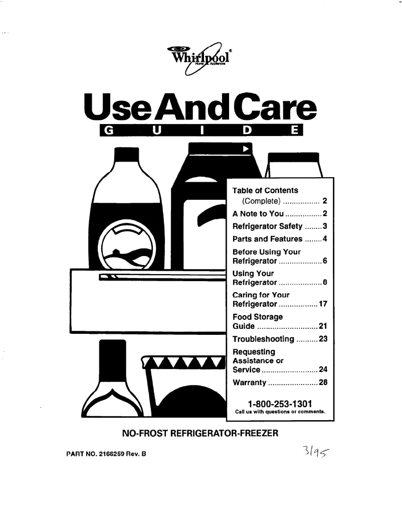 Page 1 of the manual User Manual Whirlpool ET16JKYBN00