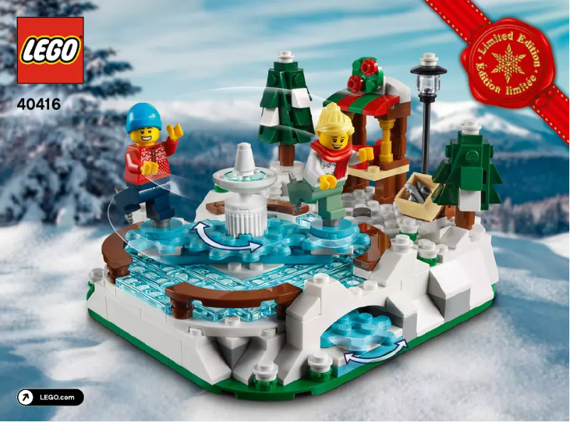 Page 1 of the manual User Manual Lego Ice Skating Rink 40416