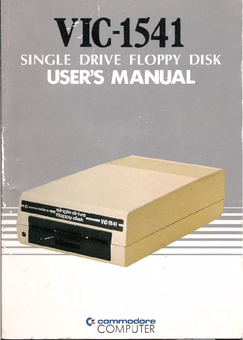 First page image of the manual for VIC-1541