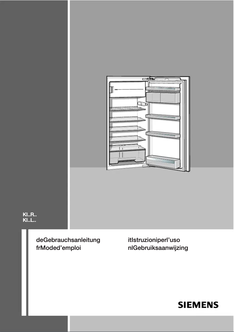 Page 1 of the manual Instruction Manual Siemens KI20LV20