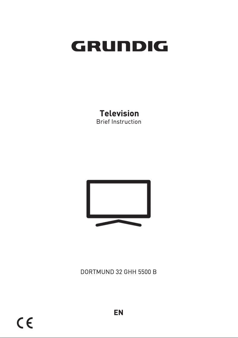 Page 1 of the manual User Manual Arçelik DORTMUND 32 GHH 5500 B