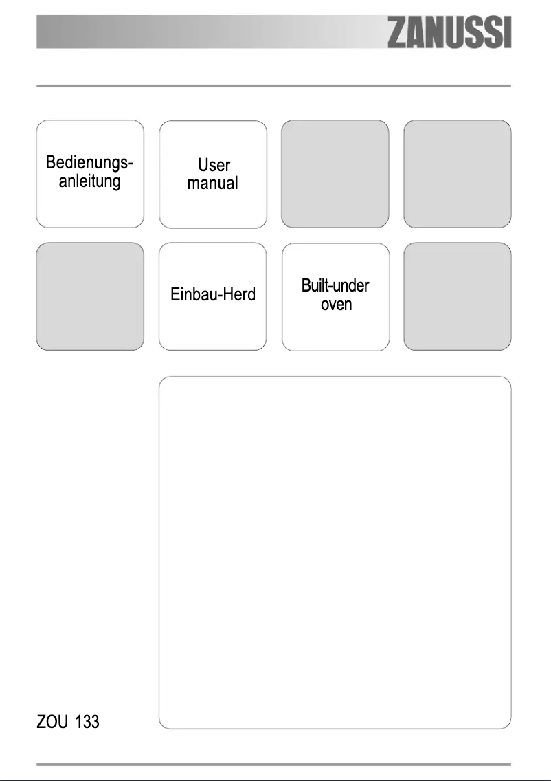 Image de la première page du manuel de l'appareil SET X33