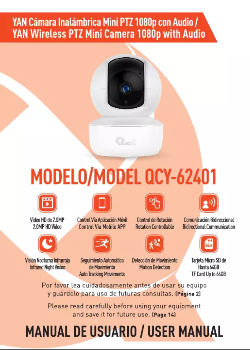 Page 1 of the manual User Manual Qian QCY-62401