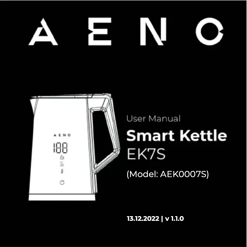 First page image of the manual for AEK0007S