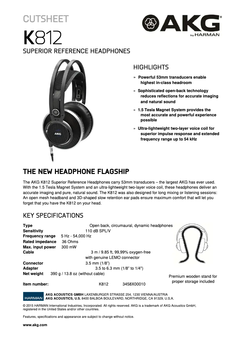 First page image of the manual for K812