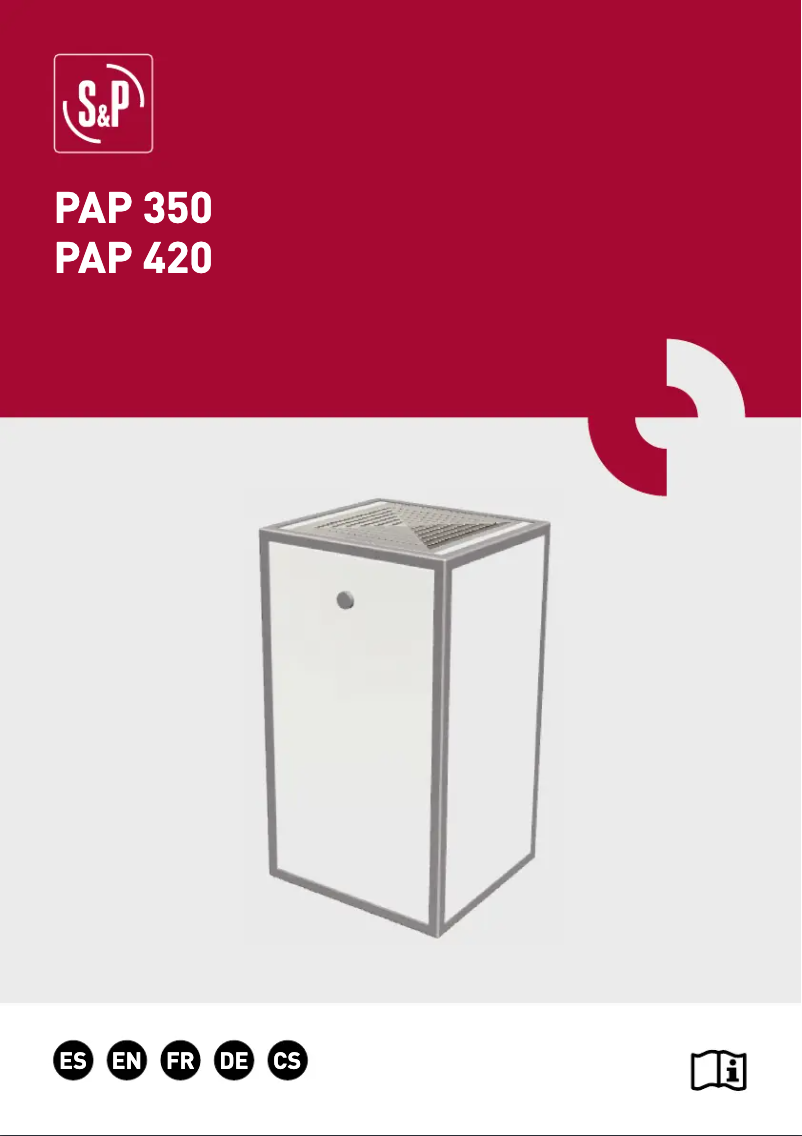 Page 1 of the manual User Manual Soler & Palau PAP 420