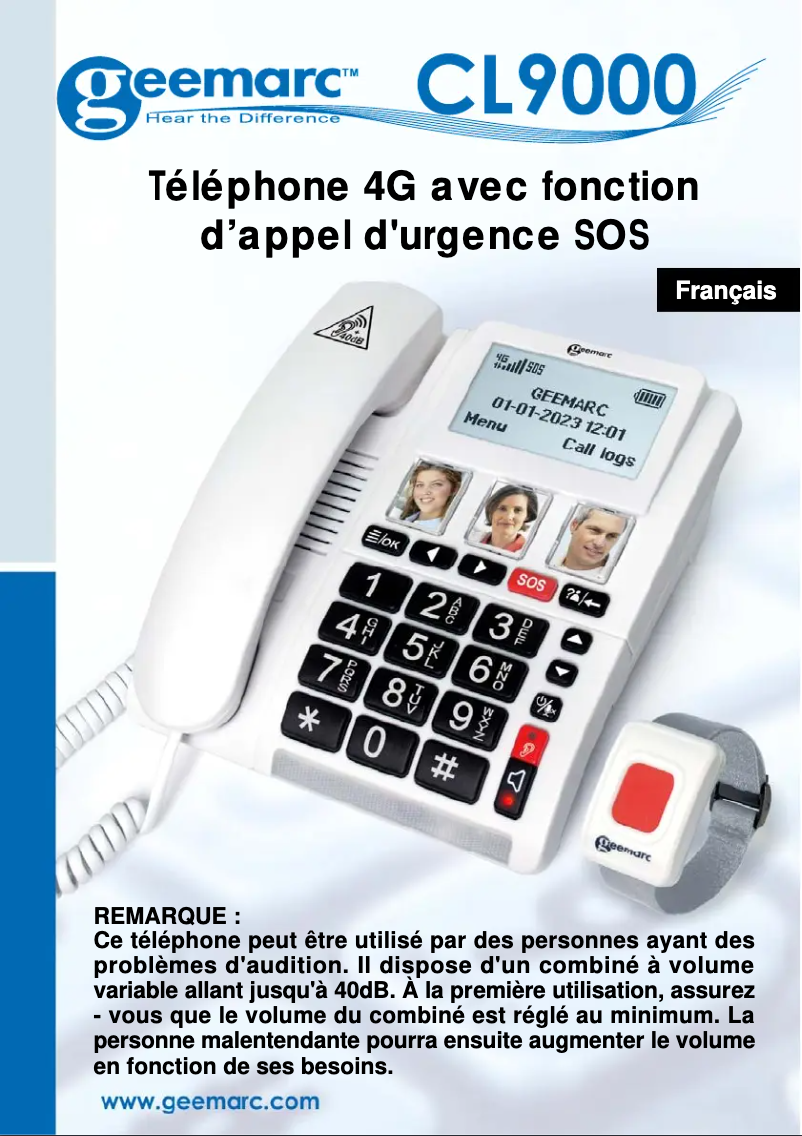 First page image of the manual for CL9000